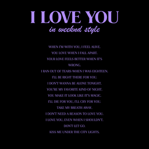 THE LOVE LETTER – Oversized Hoodie