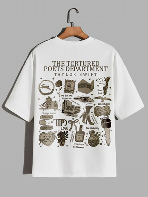 Urban Zenith Taylor Swift Minimalist White T-Shirt