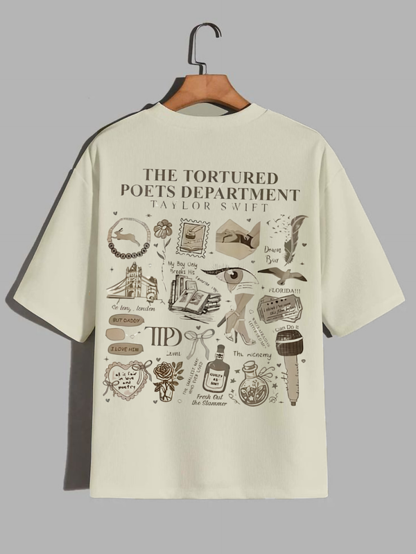 Urban Zenith Taylor Swift Minimalist White T-Shirt