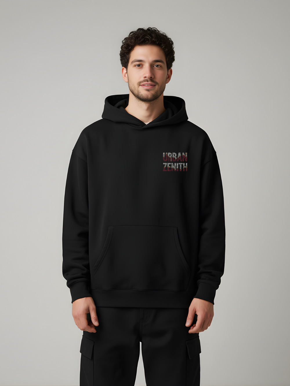 MIDNIGHT BLOOM – Oversized Hoodie