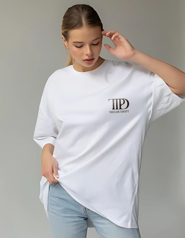 Urban Zenith Taylor Swift Minimalist White T-Shirt
