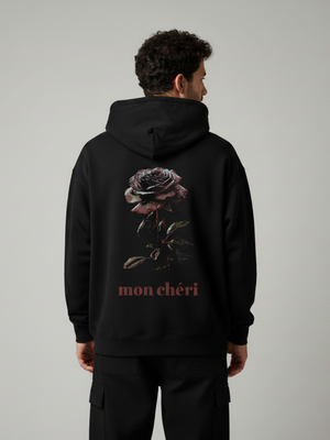 MIDNIGHT BLOOM – Oversized Hoodie