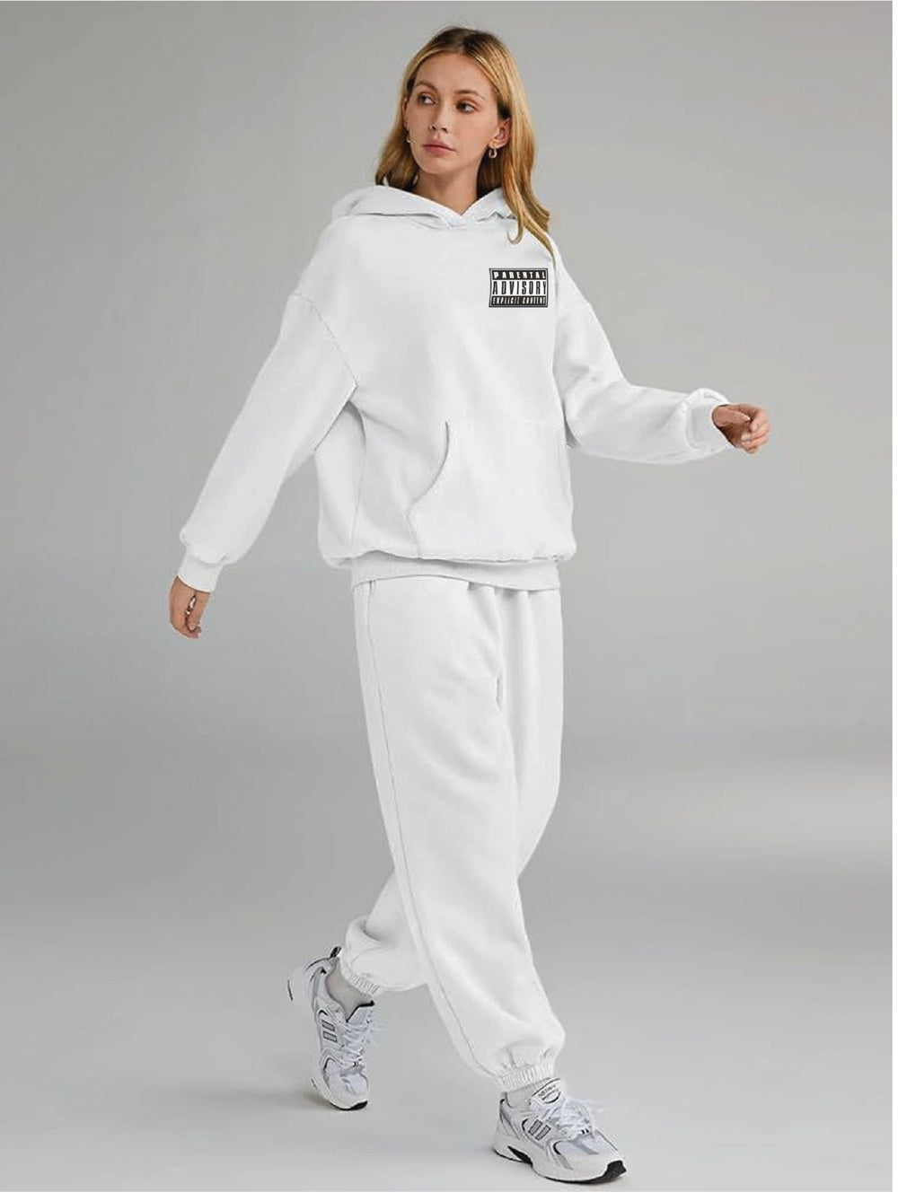 Urban Zenith White Oversized Hoodie – Street Ape Attitude Edition