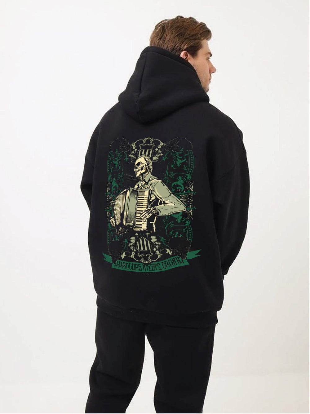 Urban Zenith Oversized Hoodie – Skeleton Symphony Edition
